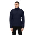 Dark Navy - Side - Regatta Mens 170 Series Anti-pill Zip Neck Micro Fleece