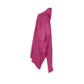 Fuchsia - Side - Splashmacs Unisex Adults Plastic Poncho - Rain Mac