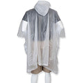 Clear - Back - Splashmacs Unisex Adults Plastic Poncho - Rain Mac