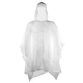 Clear - Front - Splashmacs Unisex Adults Plastic Poncho - Rain Mac