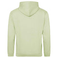 Pistachio Green - Back - Awdis Unisex College Hooded Sweatshirt - Hoodie