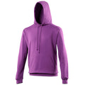 Magenta Magic - Side - Awdis Unisex College Hooded Sweatshirt - Hoodie