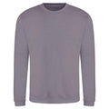 Dusty Lilac - Front - AWDis Just Hoods AWDis Unisex Crew Neck Plain Sweatshirt (280 GSM)