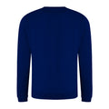 New French Navy - Side - AWDis Just Hoods AWDis Unisex Crew Neck Plain Sweatshirt (280 GSM)