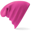 Fuchsia - Back - Beechfield Soft Feel Knitted Winter Hat