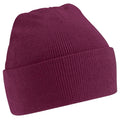 Oxford Navy - Side - Beechfield Soft Feel Knitted Winter Hat