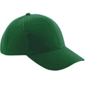 Forest Green - Front - Beechfield Unisex Pro-Style Heavy Brushed Cotton Baseball Cap - Headwear