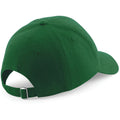 Forest Green - Side - Beechfield Unisex Pro-Style Heavy Brushed Cotton Baseball Cap - Headwear