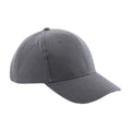 Graphite Grey - Front - Beechfield Unisex Pro-Style Heavy Brushed Cotton Baseball Cap - Headwear