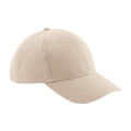 Stone - Front - Beechfield Unisex Pro-Style Heavy Brushed Cotton Baseball Cap - Headwear