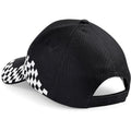 Black - Side - Beechfield Unisex Grand Prix Baseball Cap