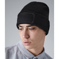 Orange - Front - Beechfield Unisex Plain Winter Beanie Hat - Headwear (Ideal for Printing)