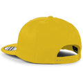 Yellow - Side - Beechfield Unisex 5 Panel Retro Rapper Cap