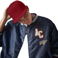 Burgundy - Back - Beechfield Unisex 5 Panel Retro Rapper Cap