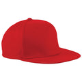 Classic Red - Front - Beechfield Unisex 5 Panel Retro Rapper Cap