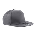 Graphite Grey - Front - Beechfield Unisex 5 Panel Retro Rapper Cap