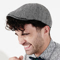 Grey - Back - Beechfield Unisex Ivy Flat Cap - Headwear