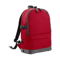 Classic Red - Front - BagBase Backpack - Rucksack Bag (18 Litres Laptop Up To 15.6 Inch)