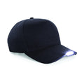 Black - Front - Beechfield LED Light Baseball Cap