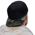 Black- Jungle Camo - Back - Beechfield Camouflage Retro Snapback Cap