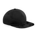 Black- Midnight Camo - Front - Beechfield Camouflage Retro Snapback Cap