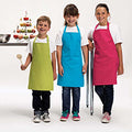 Hot Pink - Side - Premier Childrens-Kids Bib Apron