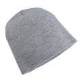 Heather Grey - Front - Yupoong Flexfit Unisex Heavyweight Standard Beanie Winter Hat