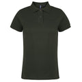 Bottle - Front - Asquith & Fox Womens-Ladies Plain Short Sleeve Polo Shirt