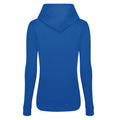 Royal Blue - Back - AWDis Just Hoods Womens-Ladies Girlie College Pullover Hoodie