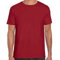 Cardinal Red - Front - Gildan Mens Short Sleeve Soft-Style T-Shirt