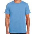 Carolina Blue - Front - Gildan Mens Short Sleeve Soft-Style T-Shirt