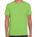 Lime - Front - Gildan Mens Short Sleeve Soft-Style T-Shirt