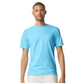 Sky Blue - Front - Gildan Mens Short Sleeve Soft-Style T-Shirt