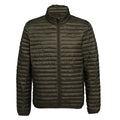 Olive - Front - 2786 Mens Tribe Fineline Padded Jacket