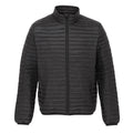 Black - Front - 2786 Mens Tribe Fineline Padded Jacket