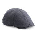 Blue Linen - Front - Beechfield Mens Classic Gatsby Summer Flat Cap