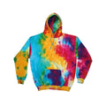 Multi Rainbow - Front - Colortone Unisex Rainbow Tie Dye Pullover Hoodie