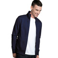 Navy - Back - Kariban Mens Full Zip Fleece Jacket