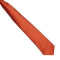 Terracotta - Back - Premier Colours Mens Satin Clip Tie