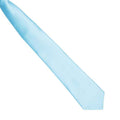 Turquoise - Back - Premier Colours Mens Satin Clip Tie