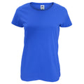 Royal Blue - Front - Fruit of the Loom Womens-Ladies Lady Fit Short-Sleeved T-Shirt