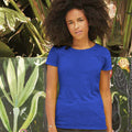 Royal Blue - Back - Fruit of the Loom Womens-Ladies Lady Fit Short-Sleeved T-Shirt