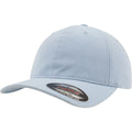 Light Blue - Front - Flexfit Garment Washed Cotton Dad Baseball Cap