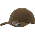 Loden - Front - Flexfit Garment Washed Cotton Dad Baseball Cap