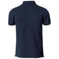 Navy - Side - Nimbus Mens Harvard Stretch Deluxe Polo Shirt