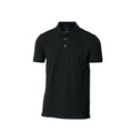 Black - Front - Nimbus Mens Harvard Stretch Deluxe Polo Shirt