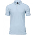 Sky Blue - Front - Nimbus Mens Harvard Stretch Deluxe Polo Shirt