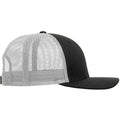 Black-White - Back - Yupoong Flexfit Retro Snapback Trucker Cap