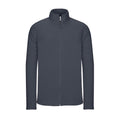 Convoy Grey - Front - Kariban Mens Full Zip Microfleece Jacket