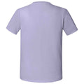 Soft Lavender - Back - Fruit Of The Loom Mens Iconic 195 Ringspun Premium Tshirt